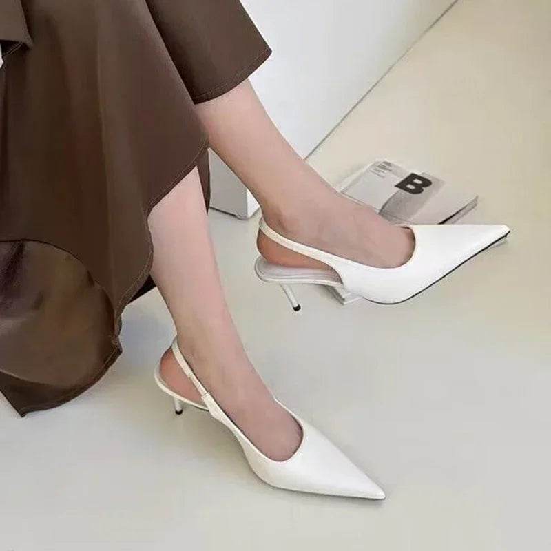 Buy Center Elegant High Heels Pumps - Women’s Slingback Pointed Toe - Buy Center UK
