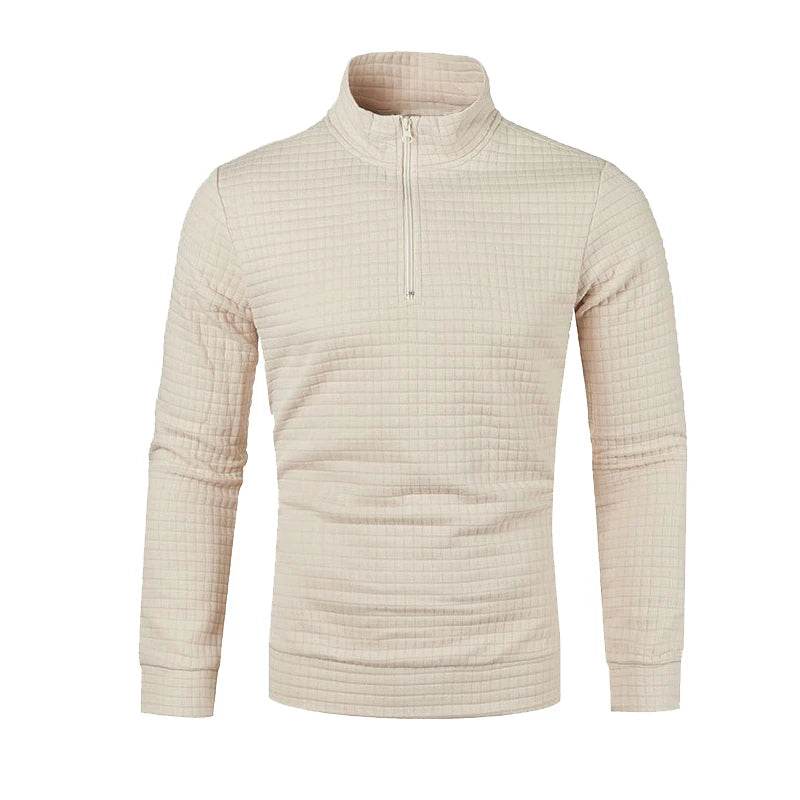 Buy Center Autumn Half Zipper Sweater - Casual Pullover for Men - Buy Center UK