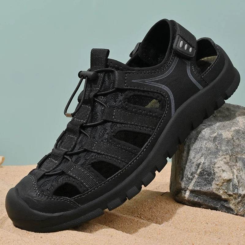 Buy Center Men's Leather Sandals - Outdoor Sports & Beach Shoes - Buy Center UK