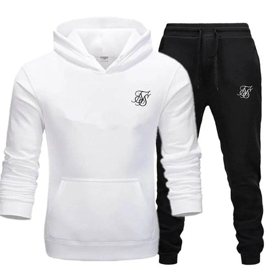 Sik Silk Men’s Tracksuit - Stylish Sweatshirt & Sweatpants Set - Buy Center UK