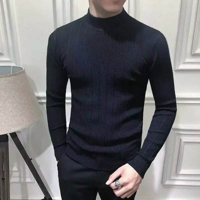 Buy Center Casual Vintage Wool Turtleneck Sweater - Oversize Fit 2024 - Buy Center UK