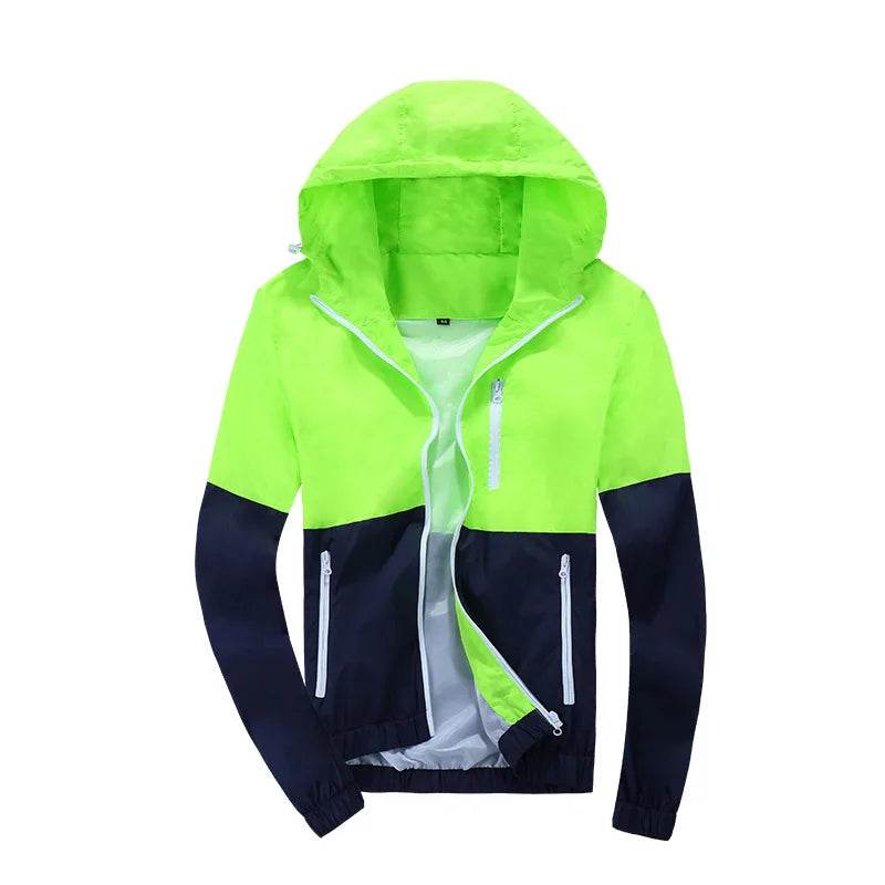 Buy Center Men’s Windbreaker Jacket - Stylish Hooded Casual Coat - Buy Center UK