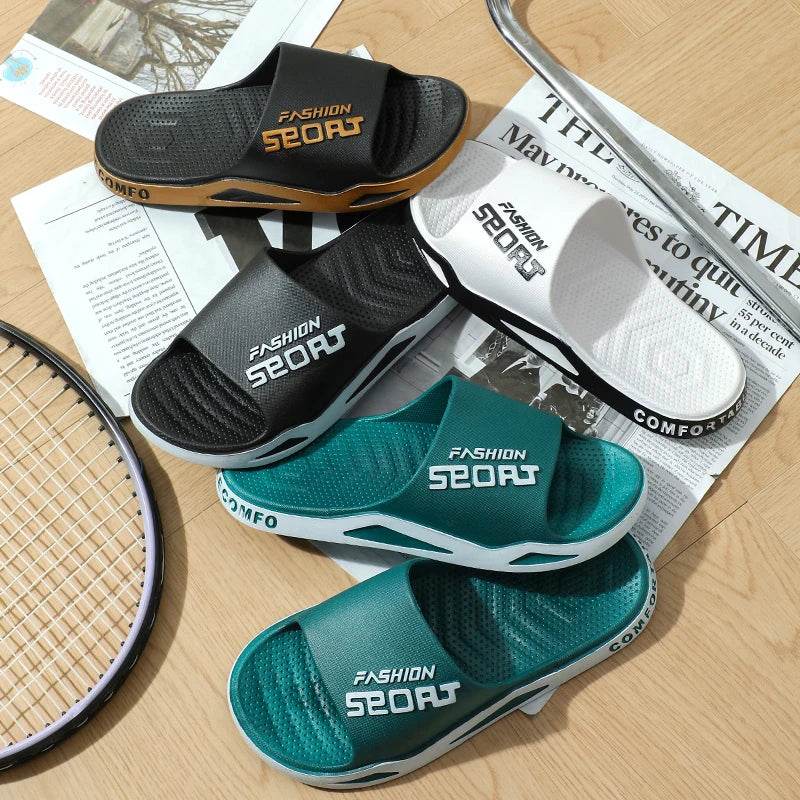 Buy Center Men's Slippers - Trendy Non-Skid Summer Sandals - Buy Center UK