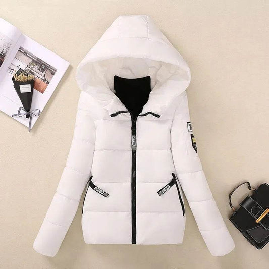 Buy Center Women's Hooded Winter Jacket - Warm Cotton Padded Parka - Buy Center UK