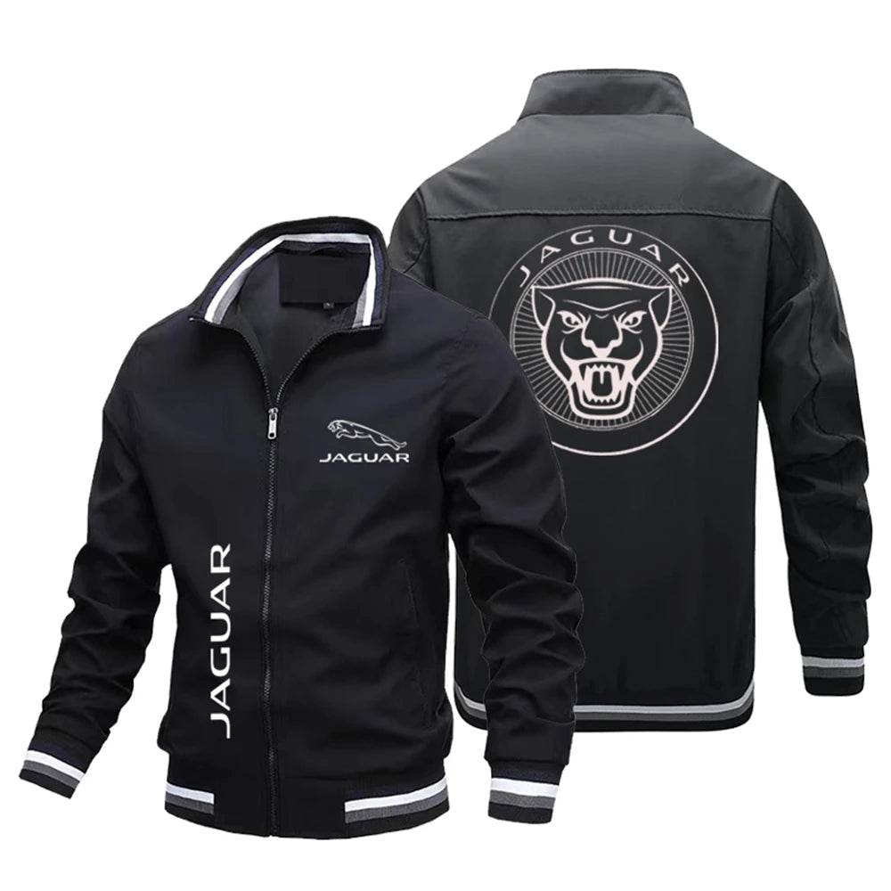 Buy Center Men's Stand-Up Collar Jacket - High-Quality Motorcycle Wear - Buy Center UK