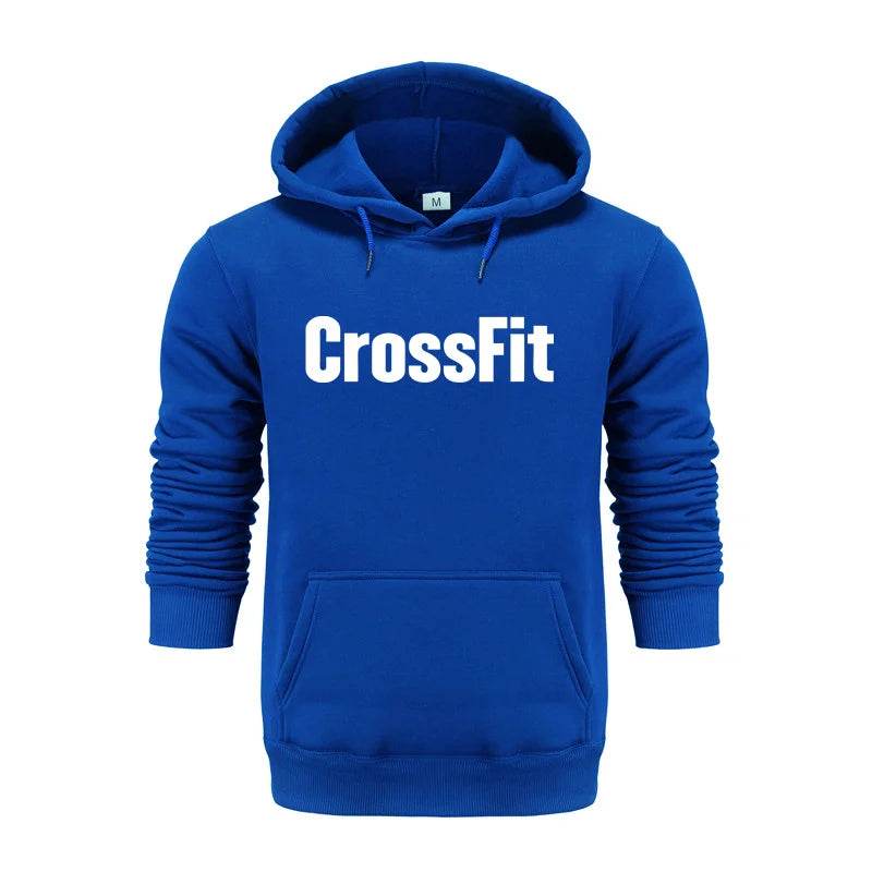 Buy Center Men's CrossFit Sweatshirt - Stylish Black Print Hoodie - Buy Center UK