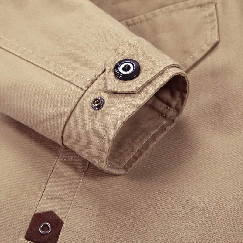 Buy Center Cotton Workwear Jacket - Military Slim Fit for Men - Buy Center UK