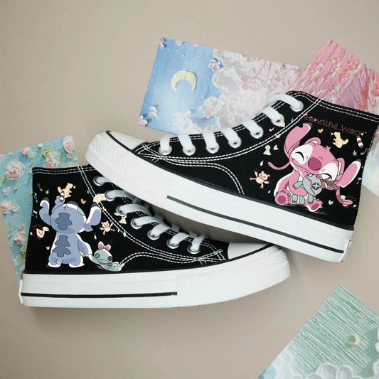 Buy Center Disney Stitch Lotso Cartoon Canvas Sneakers - Unisex Style - Buy Center UK
