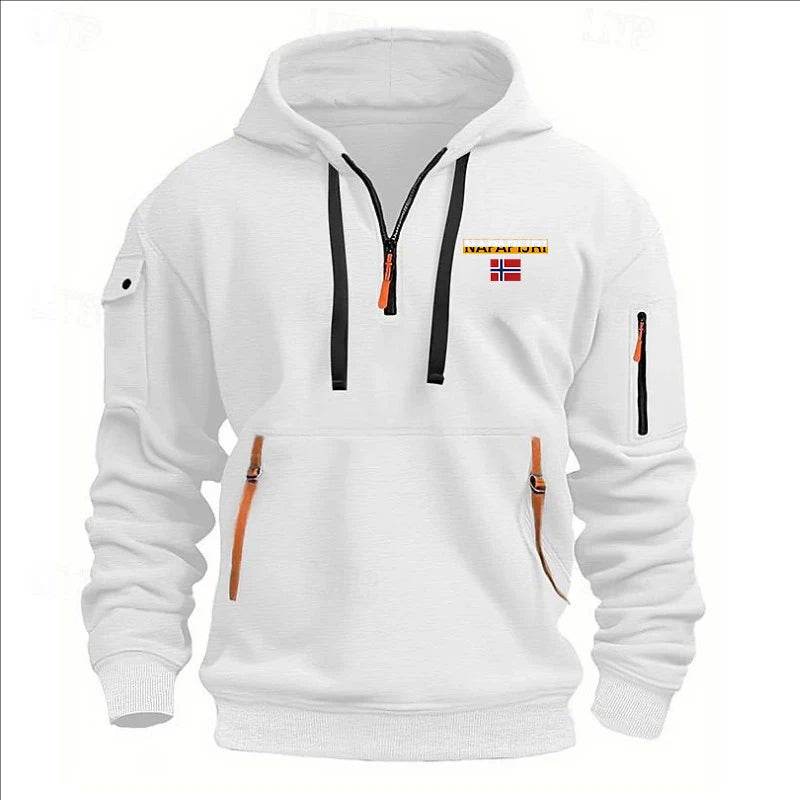 Buy Center Vintage Oversized Cotton Hoodie - Men's Pullover Fashion - Buy Center UK