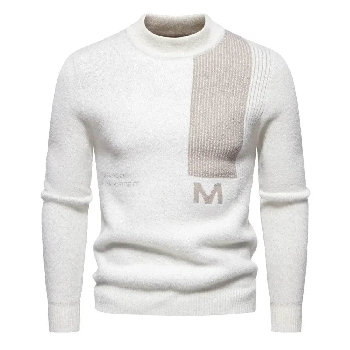 Buy Center Men's Slim Fit Turtleneck Sweater - Trendy Knitted Pullover - Buy Center UK