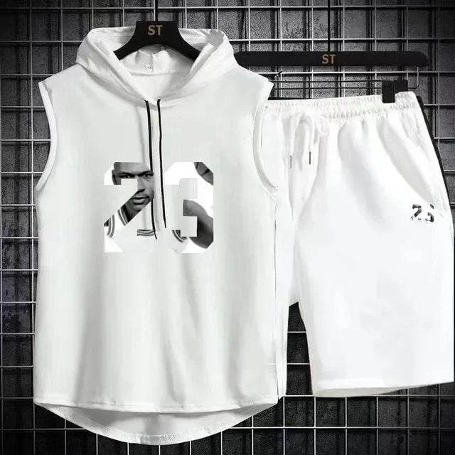 Buy Center Men's Summer Two Piece Set - Casual T-Shirt & Shorts - Buy Center UK
