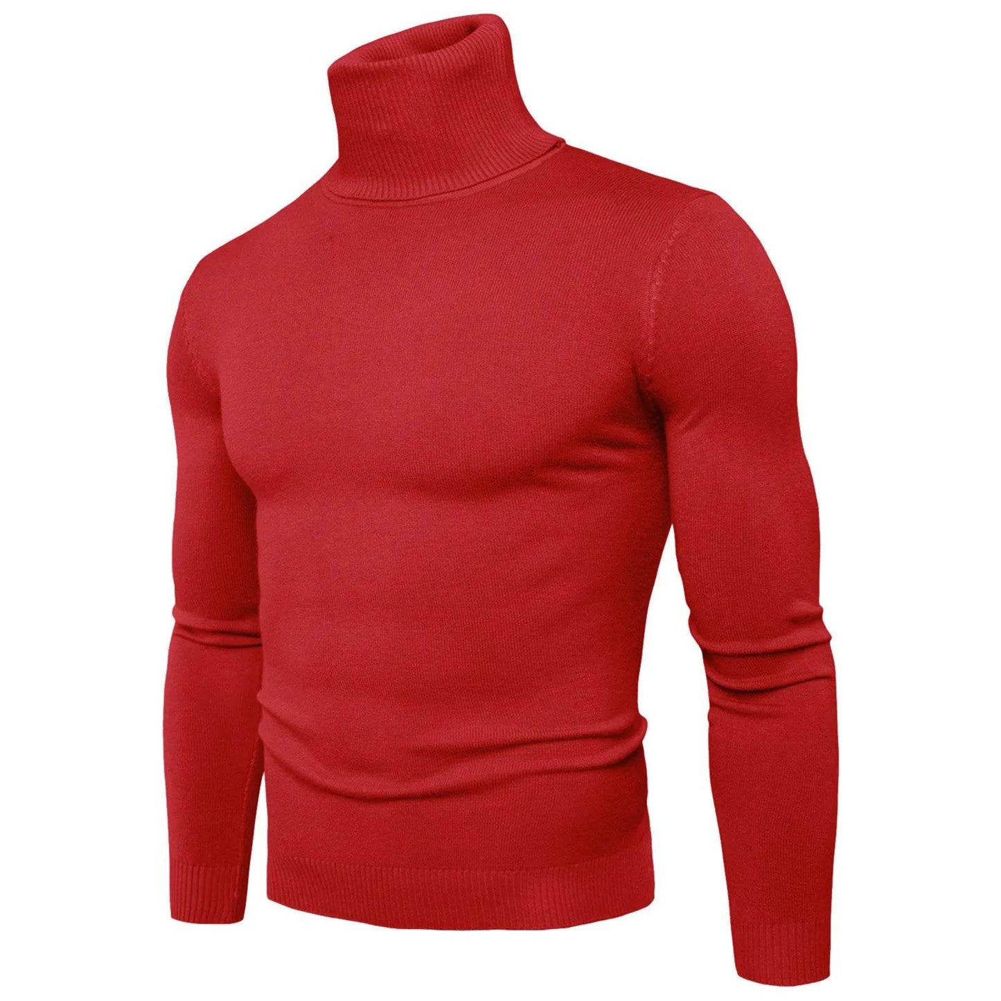 Buy Center Men's Black Turtleneck Sweater - Warm Slim Fit Autumn Top - Buy Center UK
