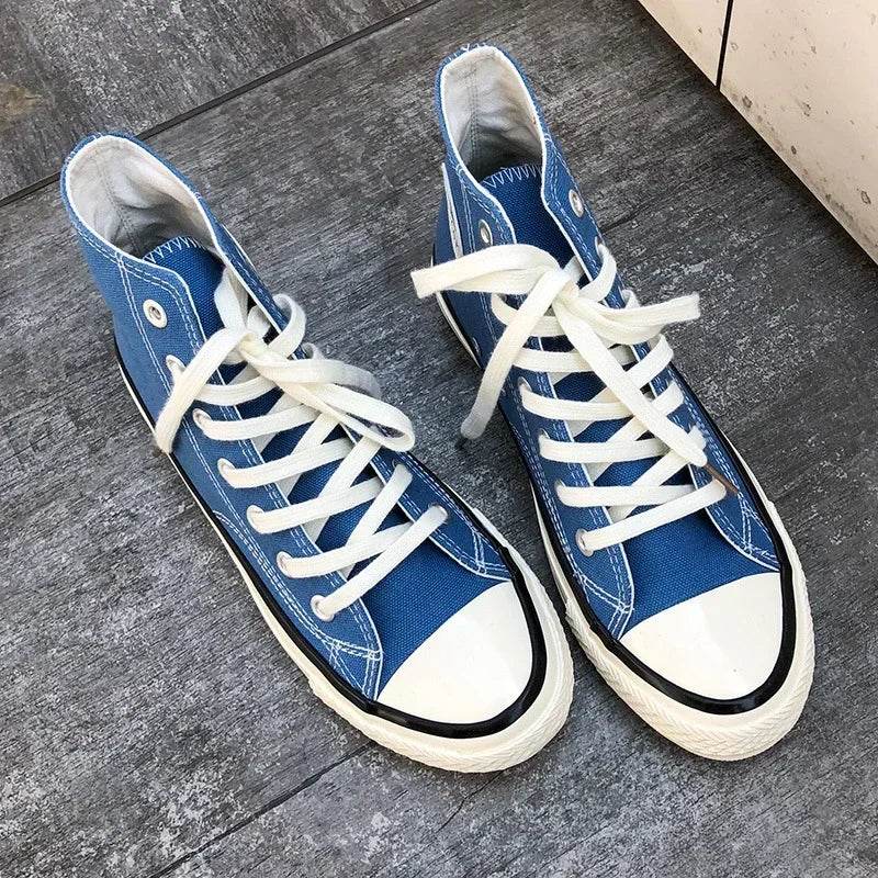 Buy Center Men's Canvas Sneakers - Unisex Lace-Up, Breathable Comfort - Buy Center UK