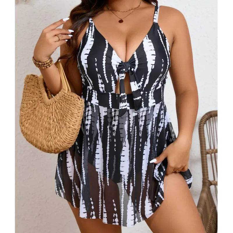 Buy Center Plus Size High Waist Bikini - Tummy Control Swimsuit 2025 - Buy Center UK