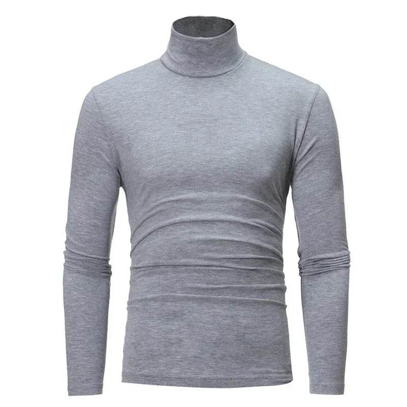 Buy Center Spring Thin Men Turtleneck Sweater - Stylish Black Pullover - Buy Center UK