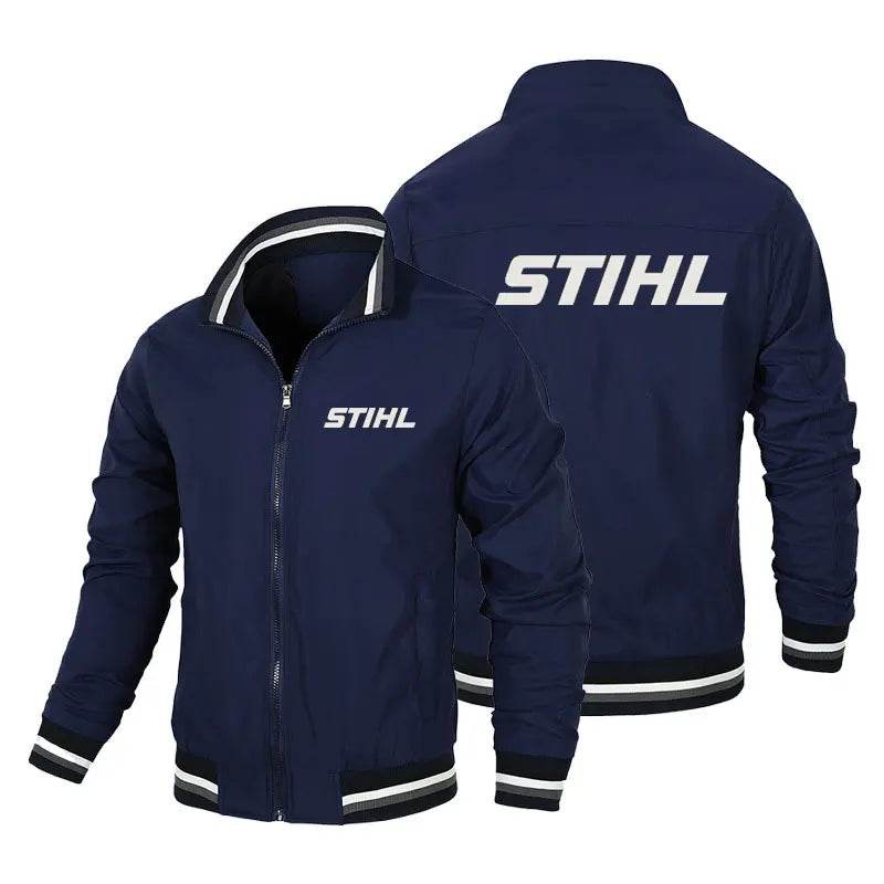Buy Center Men's Waterproof Zipper Jacket - Casual Stand Collar Coat - Buy Center UK