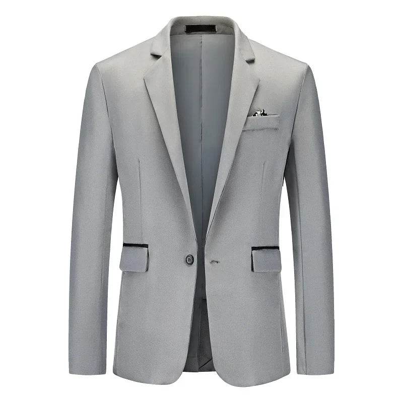 Buy Center Men's Western-Style Casual Blazer - Trendy Korean Design - Buy Center UK