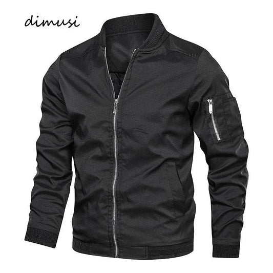 Buy Center Men's Lightweight Bomber Jacket - Casual Windbreaker with Pockets - Buy Center UK