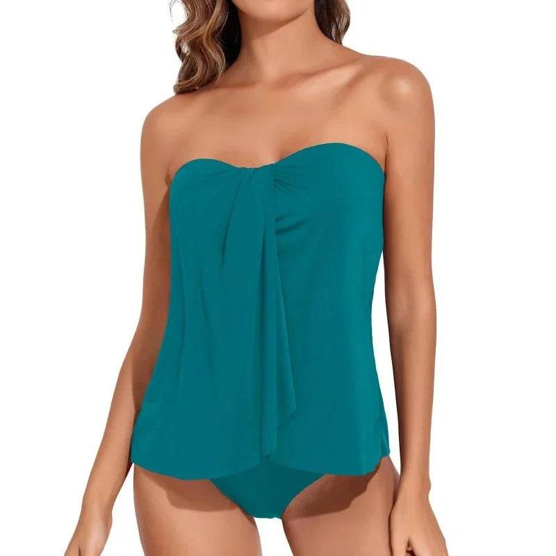 2025 Ladies Two-Piece Bikini Set - Large Triangle Swimwear - Buy Center UK
