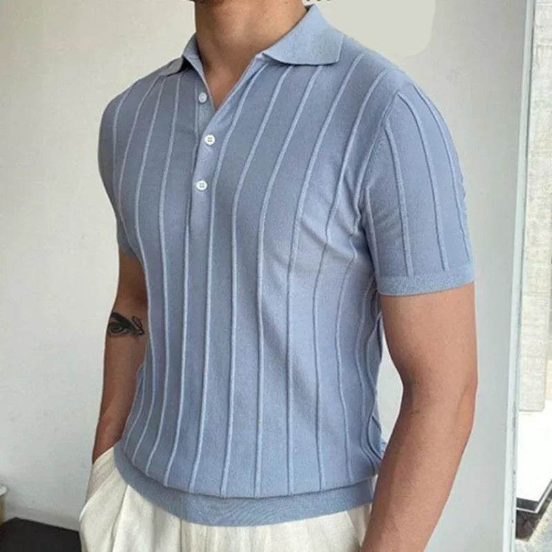 Buy Center Men's Short-Sleeved Polo Shirt - Business Casual Style - Buy Center UK