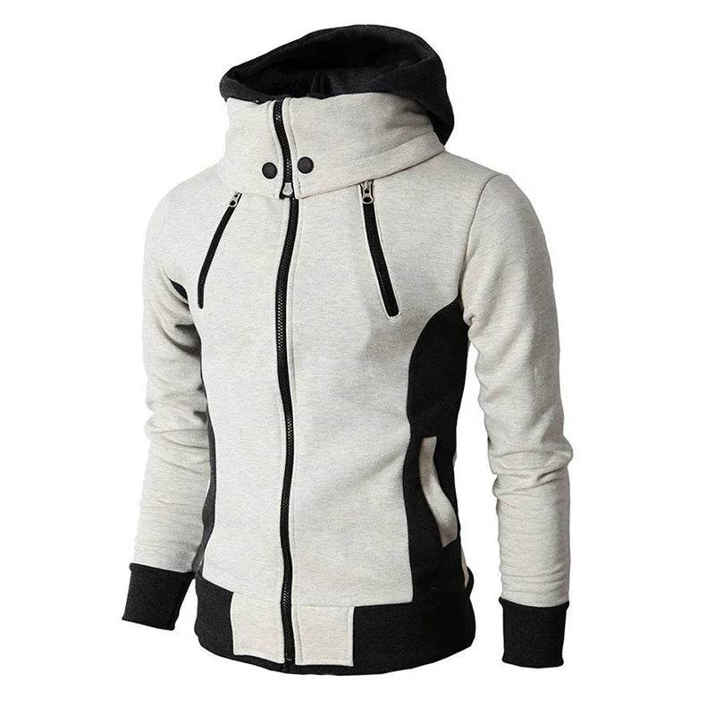 Buy Center 2024 Men’s Long Sleeve Zipper Hoodie - Slim Fit Style - Buy Center UK
