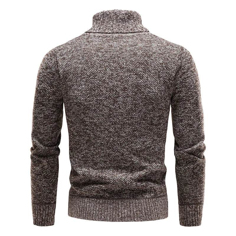 Buy Center Men’s Fleece Turtleneck Sweater - Slim Fit & Warm - Buy Center UK