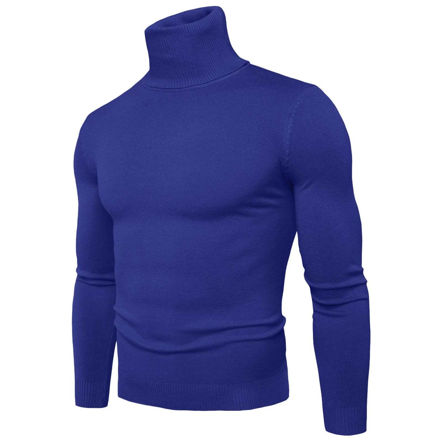 Buy Center Men's Black Turtleneck Sweater - Warm Slim Fit Autumn Top - Buy Center UK