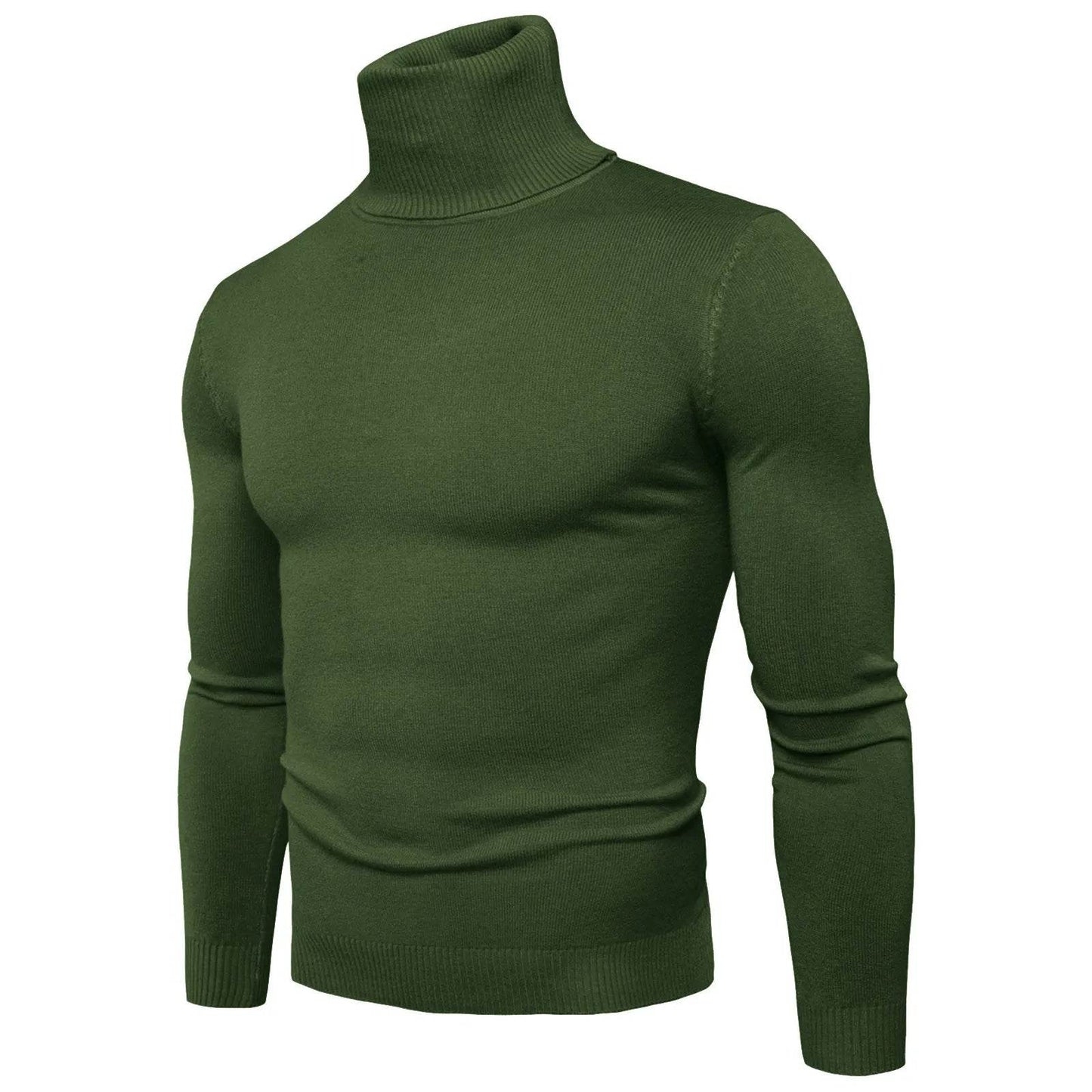 Buy Center Men's Black Turtleneck Sweater - Warm Slim Fit Autumn Top - Buy Center UK