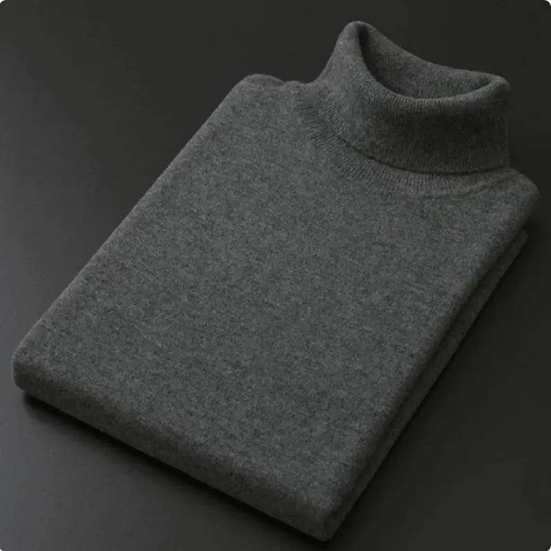 Buy Center Cashmere Cotton Blend Turtleneck Sweater - Warm & Stylish - Buy Center UK