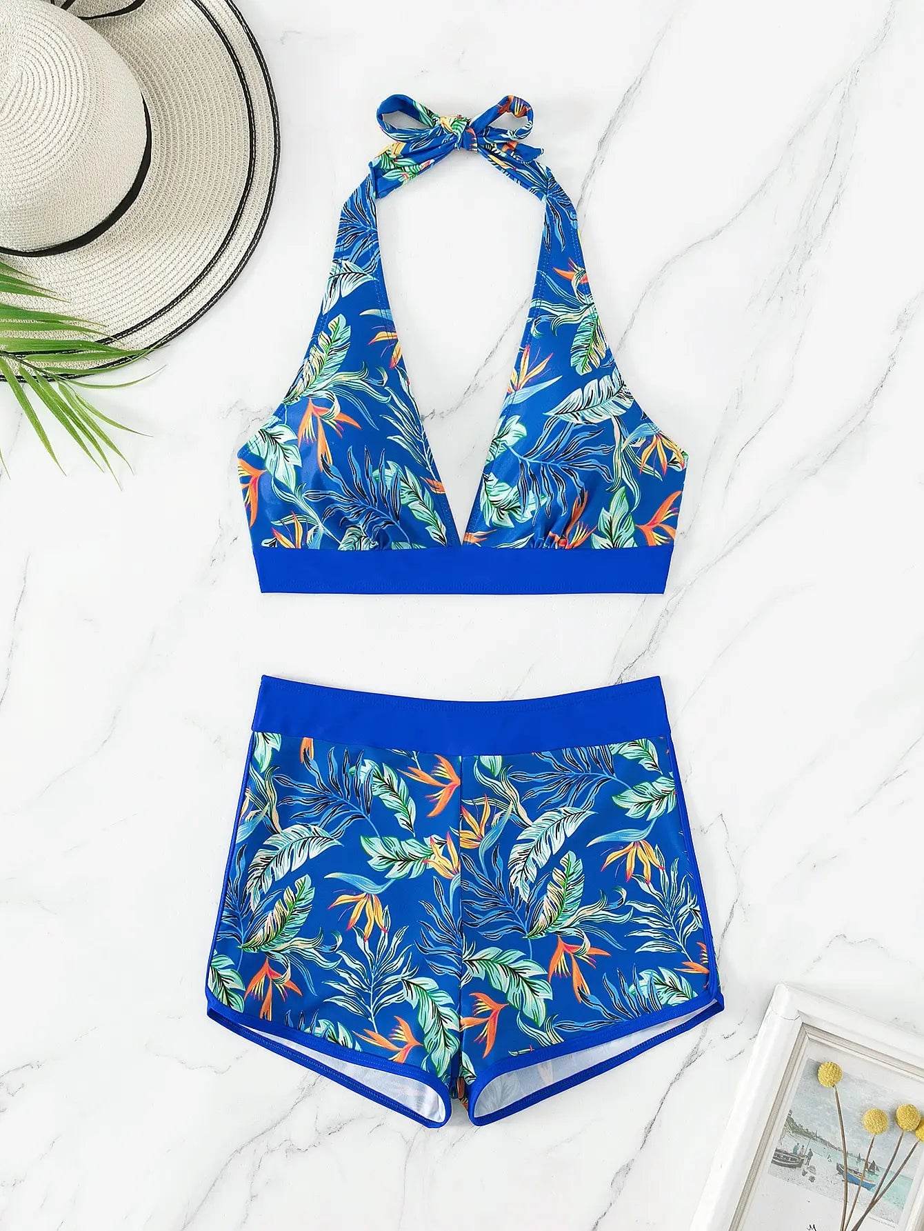 2025 Halter Bikini Set - High Waist Women's Swimsuit for Beach - Buy Center UK