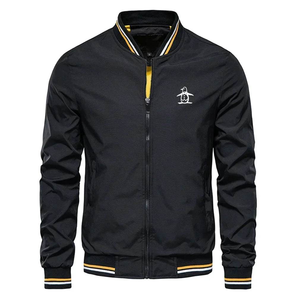 New Korean Men's Stand Up Collar Jacket - Stylish Zipper Sportswear - Buy Center UK