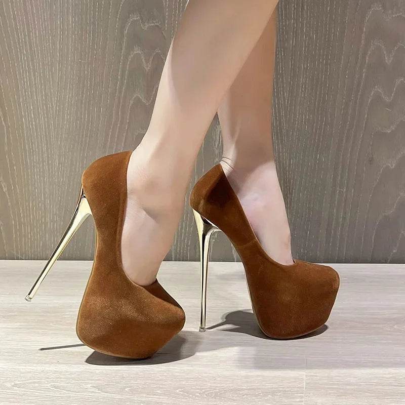 Waterproof Black High Heels - Sexy Summer Shoes for Adults - Buy Center UK