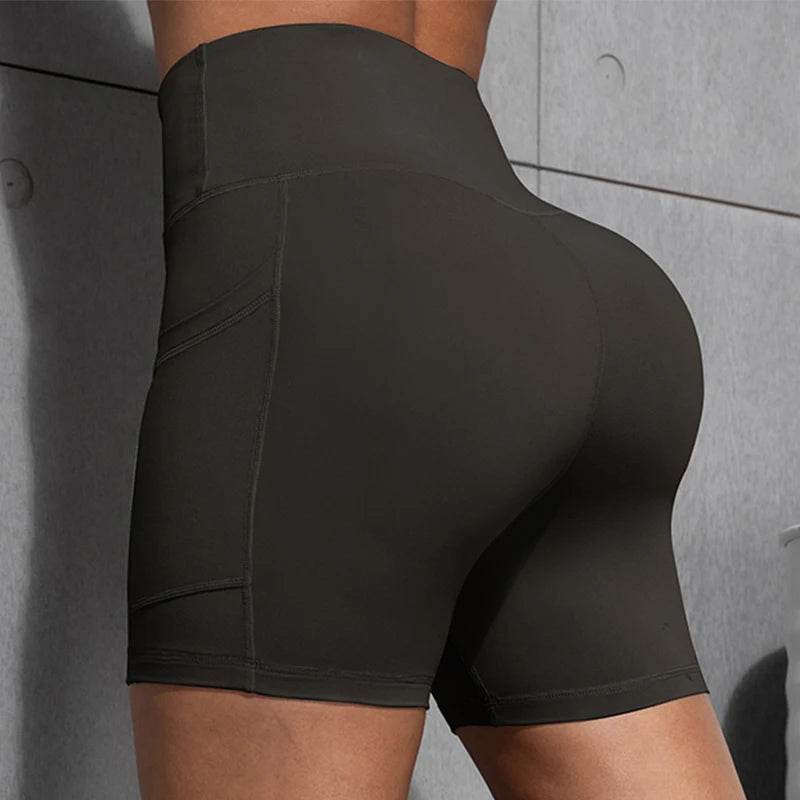 Buy Center Women’s High Waist Cycling Shorts - Butt Lifting & Pockets - Buy Center UK
