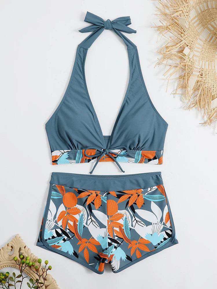 2025 Halter Bikini Set - High Waist Women's Swimsuit for Beach - Buy Center UK