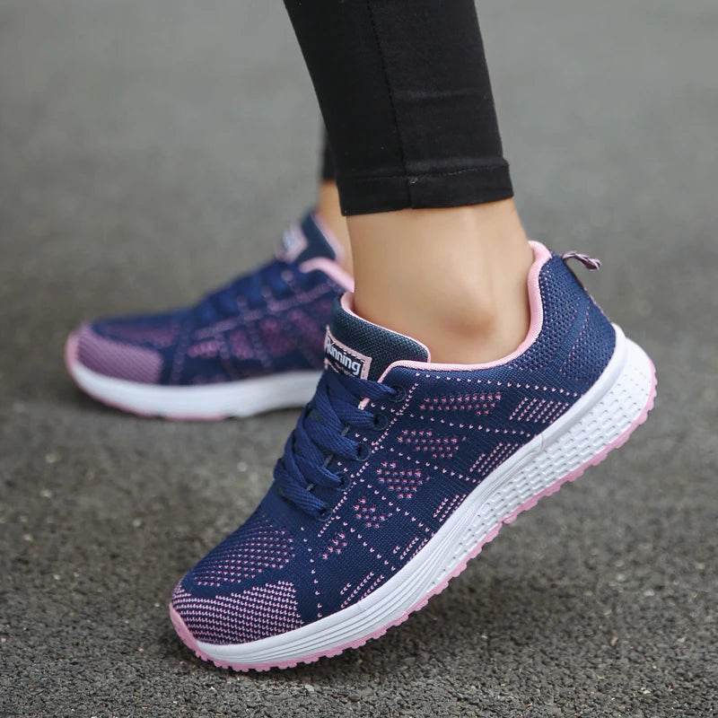 Buy Center Fashion Women Sneakers - Breathable Mesh, Stylish Comfort - Buy Center UK