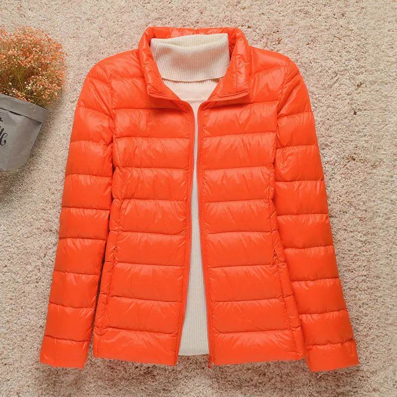 Buy Center Women's Down Jacket - Lightweight Hooded Parka for Winter - Buy Center UK