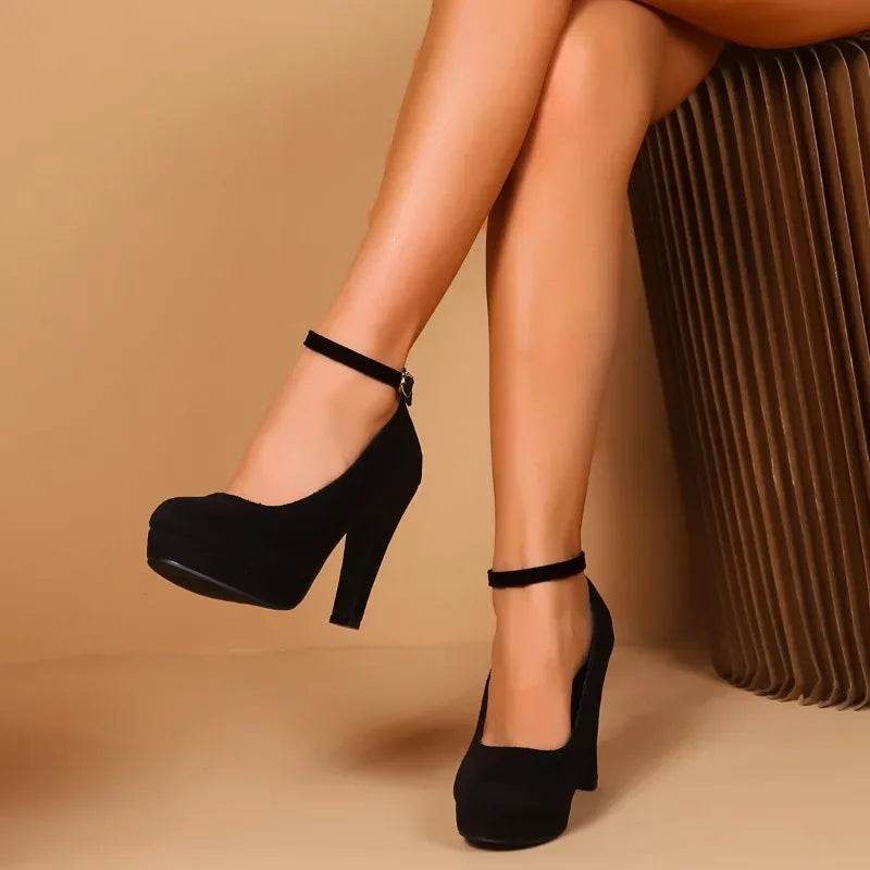 Buy Center Women’s High Heels - Suede Pointed Toe Party Pumps - Buy Center UK