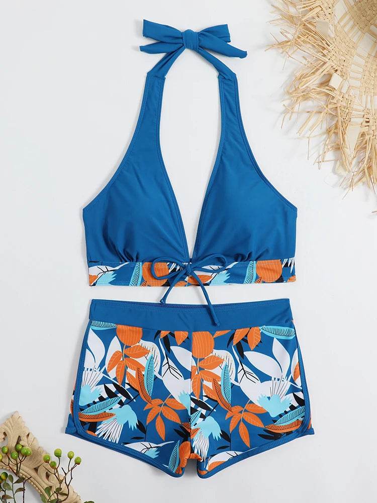 2025 Halter Bikini Set - High Waist Women's Swimsuit for Beach - Buy Center UK