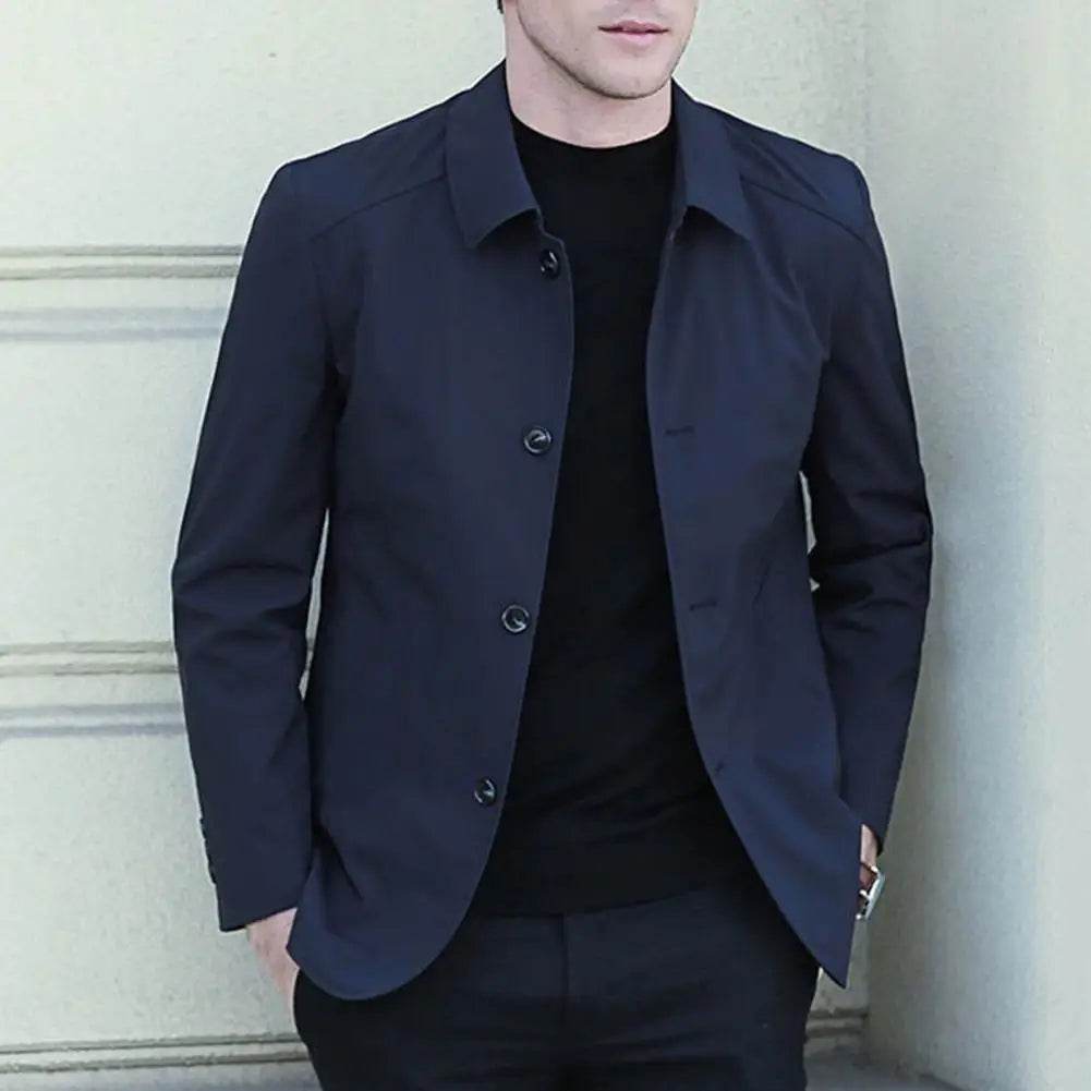 Buy Center Korean Style Windbreaker Coat - Casual Men's Jacket - Buy Center UK