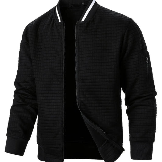 Buy Center Autumn Men's Zipper Jacket - Sporty Baseball Collar - Buy Center UK