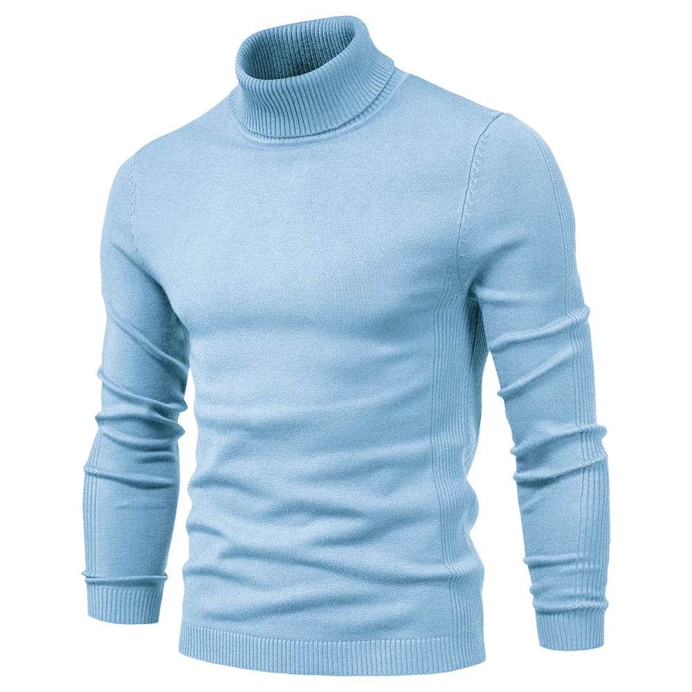 Buy Center Men’s Winter Turtleneck Sweater - Warm Slim Fit Casual - Buy Center UK