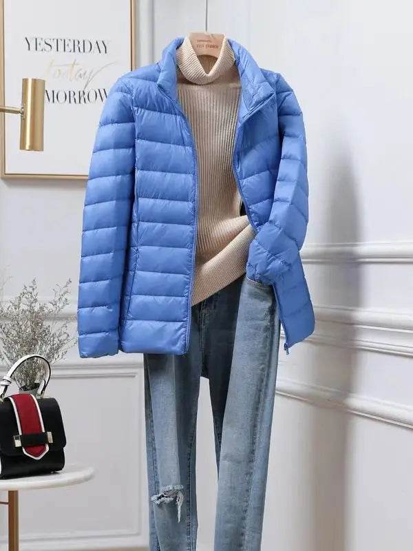 Buy Center Women’s Ultralight Down Jacket - Windproof & Slim Fit - Buy Center UK