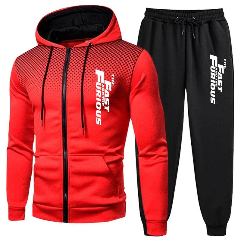 Buy Center Men's Tracksuit Jogging Hoodie - Stylish Sports Coat Set - Buy Center UK