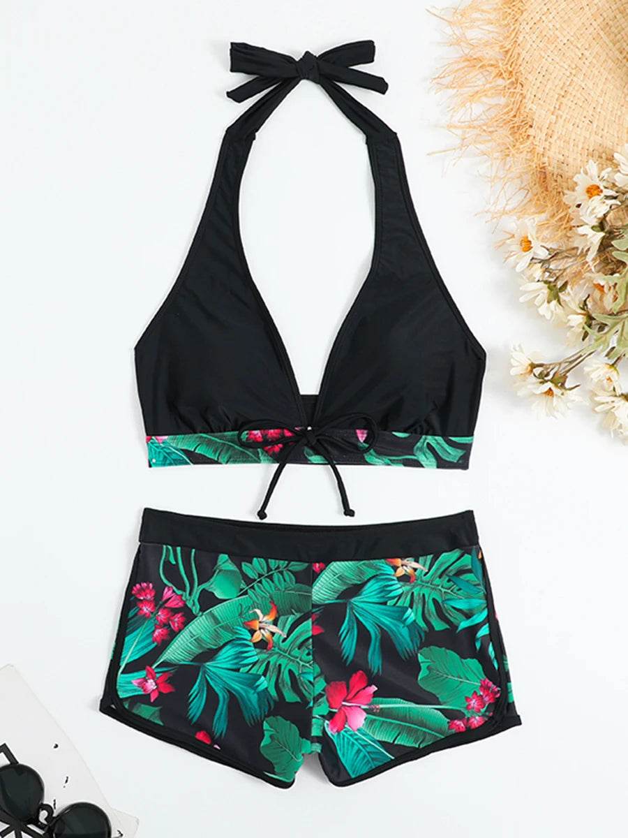 2025 Halter Bikini Set - High Waist Women's Swimsuit for Beach - Buy Center UK