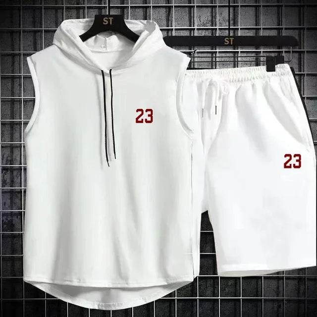Buy Center Men's Summer Two Piece Set - Casual T-Shirt & Shorts - Buy Center UK