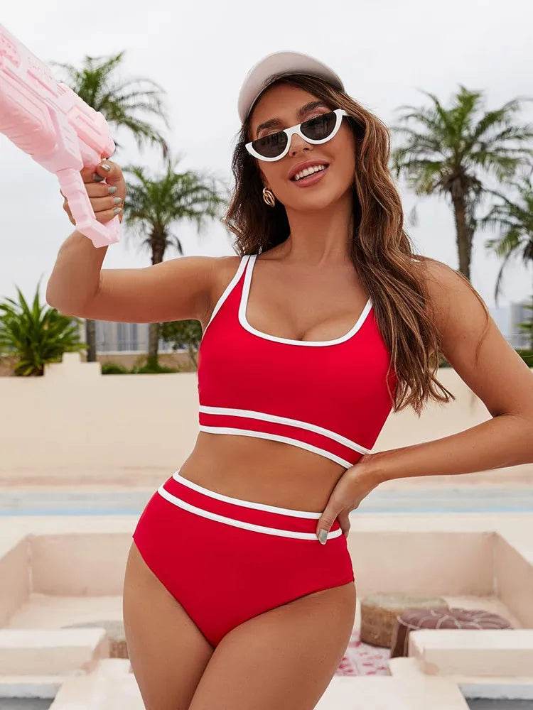 Buy Center Sexy High-Waisted Bikini Set - Luxury Women’s Swimwear - Buy Center UK