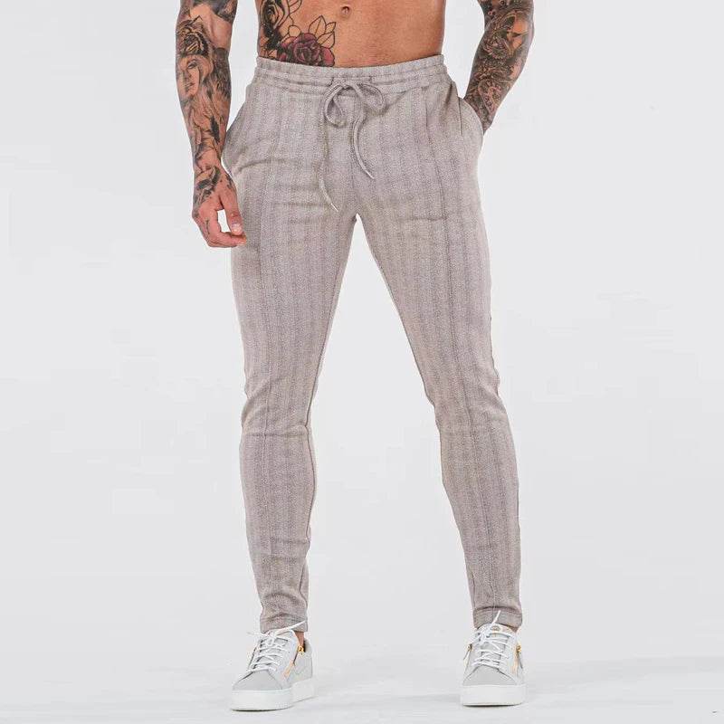Custom Logo Men's Gym Pants - Flared Streetwear & Comfort Fit - Buy Center UK