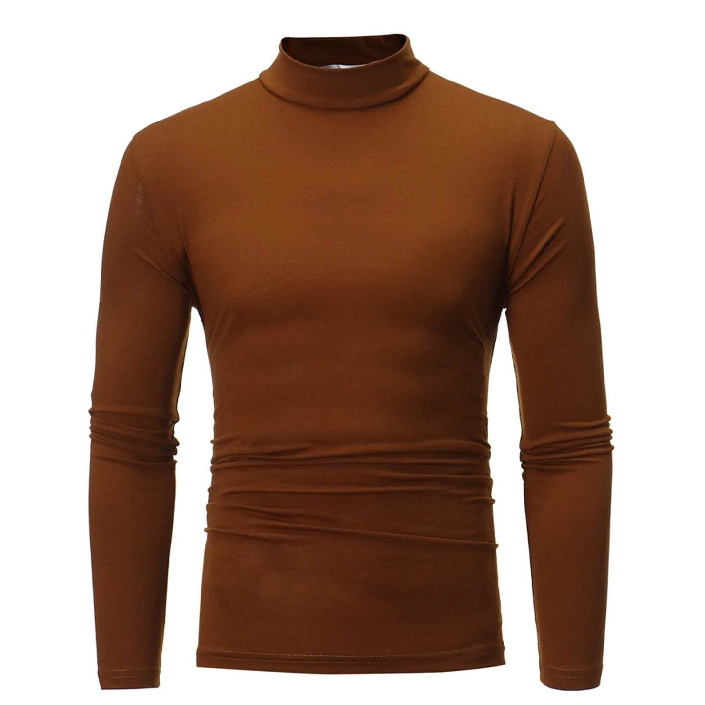 Buy Center Men's Slim Fit Long-Sleeved Turtleneck Sweater for Winter - Buy Center UK