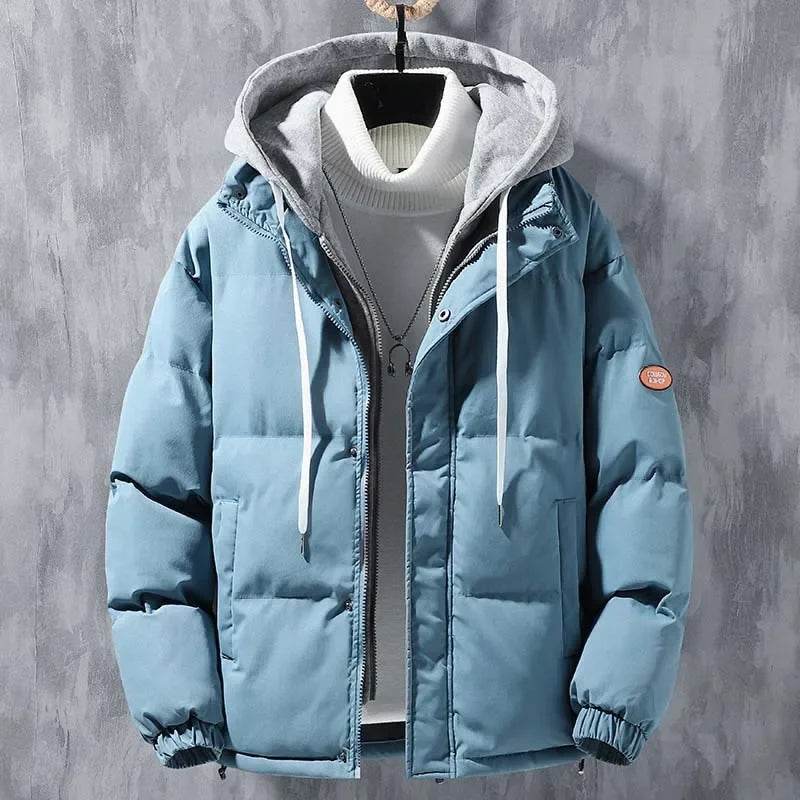 Buy Center Men's Winter Puffer Jacket - Thickened Warm Cotton Coat - Buy Center UK