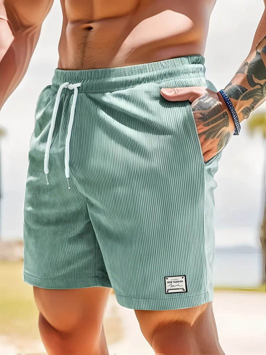 Buy Center Men's Summer Casual Shorts - Breathable Elastic Waist Design - Buy Center UK